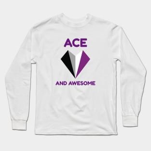 Asexual and Awesome Long Sleeve T-Shirt